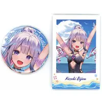 Koseki Bijou - holonatsu Paradise Merch vol.2 - Character Card - Badge - hololive English