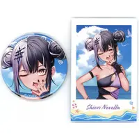 Shiori Novella - holonatsu Paradise Merch vol.2 - Character Card - Badge - Advent