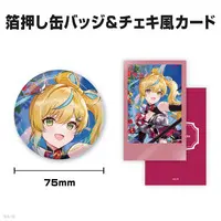 Tachitsute Toto - Character Card - Badge - Nijisanji