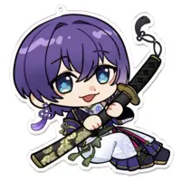 紫咲蕣 - Acrylic Key Chain - Key Chain - VTuber Size-100 x 100 (mm)