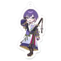 紫咲蕣 - Acrylic Key Chain - Key Chain - VTuber Size-50 x 50 (mm)
