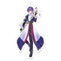 紫咲蕣 - Acrylic Key Chain - Key Chain - VTuber Size-70 x 70 (mm)