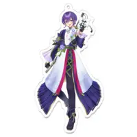 紫咲蕣 - Acrylic Key Chain - Key Chain - VTuber Size-100 x 100 (mm)