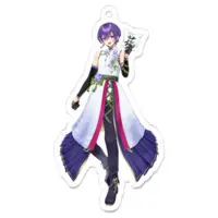 紫咲蕣 - Acrylic Key Chain - Key Chain - VTuber Size-70 x 70 (mm)