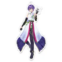 紫咲蕣 - Acrylic Key Chain - Key Chain - VTuber Size-100 x 100 (mm)