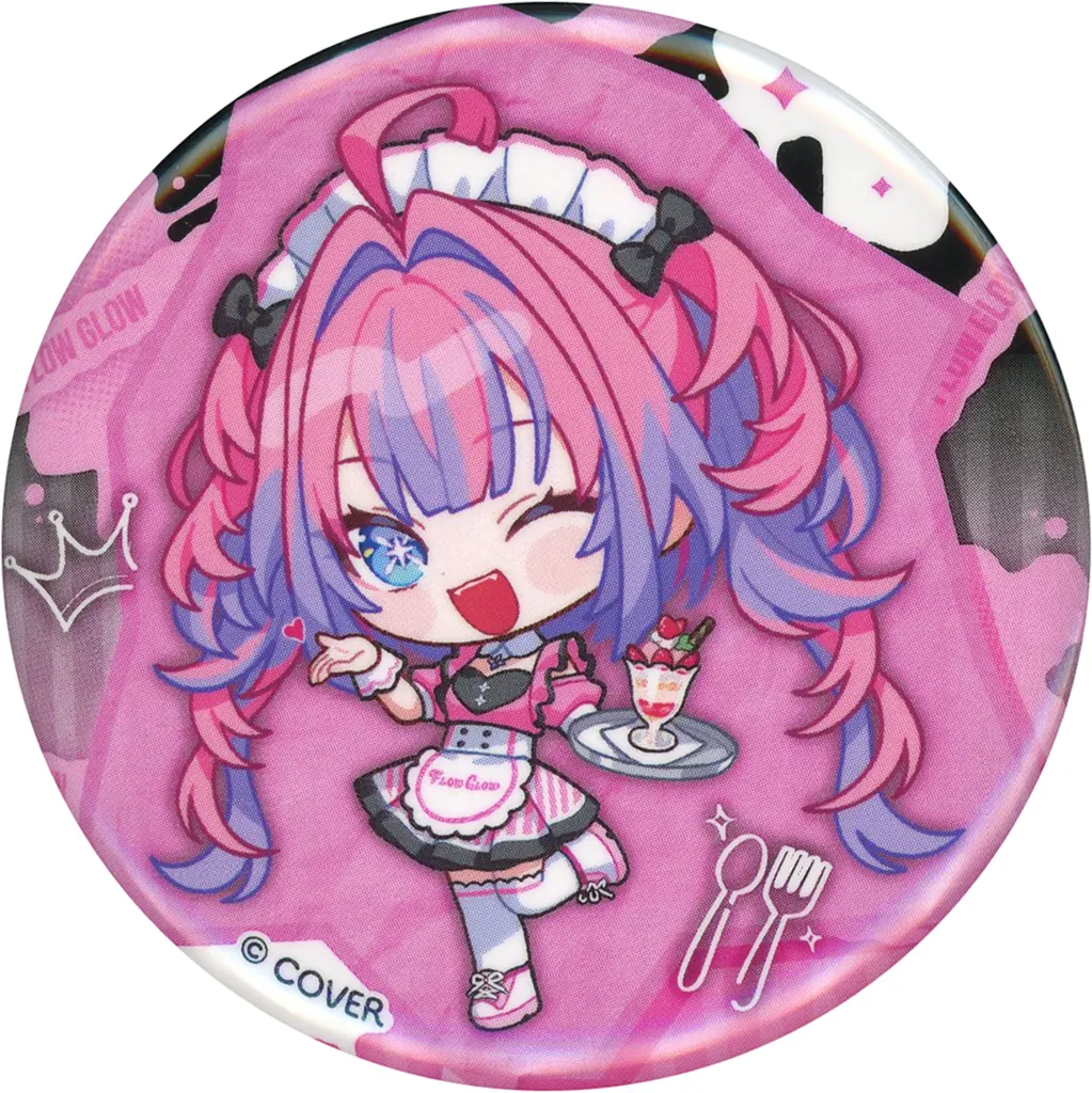 綺々羅々ヴィヴィ　等身缶バッジ　５点　FLOW GLOW タワーレコードカフェ② Kikirara Vivi - Badge - FLOW GLOW (綺々羅々ヴィヴィ(ミニキャラ