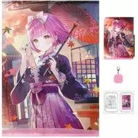 Aizono Manami - Acrylic Key Chain - Character Card - Key Chain - Acrylic Art Plate - Tapestry - Birthday Merch Complete Set - Nijisanji