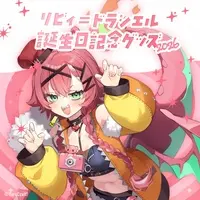 Livy Draciel - Complete Set - Acrylic Art Plate - Acrylic stand - VTuber