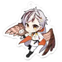 Ryowl - Acrylic Key Chain - Key Chain - VTuber Size-50 x 50 (mm)