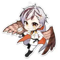 Ryowl - Acrylic Key Chain - Key Chain - VTuber Size-100 x 100 (mm)