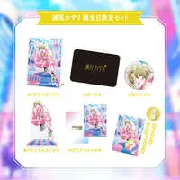 Ceo Kazari - Character Card - Birthday Merch Complete Set - Stationery - Plastic Folder - Pouch - Badge - Acrylic Art Plate - Acrylic stand - Hand-signed - Neo-Porte