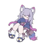 Kasyou Waon - Stickers - VTuber Size-160 x 160 (mm)