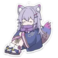 Kasyou Waon - Acrylic Key Chain - Key Chain - VTuber Size-70 x 70 (mm)