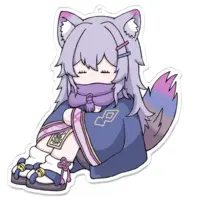 Kasyou Waon - Acrylic Key Chain - Key Chain - VTuber Size-100 x 100 (mm)
