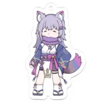 Kasyou Waon - Acrylic Key Chain - Key Chain - VTuber Size-50 x 50 (mm)