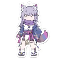 Kasyou Waon - Acrylic Key Chain - Key Chain - VTuber Size-70 x 70 (mm)
