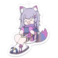 Kasyou Waon - Acrylic Key Chain - Key Chain - VTuber Size-50 x 50 (mm)
