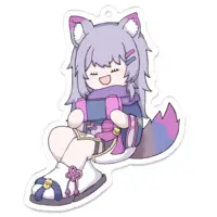 Kasyou Waon - Acrylic Key Chain - Key Chain - VTuber Size-70 x 70 (mm)
