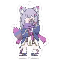 Kasyou Waon - Acrylic Key Chain - Key Chain - VTuber Size-50 x 50 (mm)