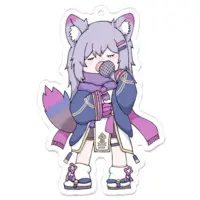 Kasyou Waon - Acrylic Key Chain - Key Chain - VTuber Size-70 x 70 (mm)