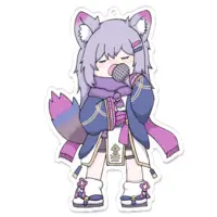 Kasyou Waon - Acrylic Key Chain - Key Chain - VTuber Size-100 x 100 (mm)