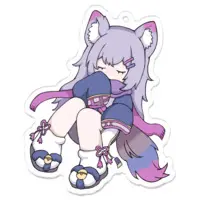 Kasyou Waon - Acrylic Key Chain - Key Chain - VTuber Size-70 x 70 (mm)