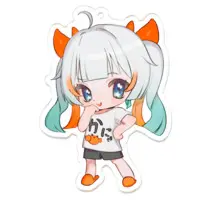 カニちゃそ - Acrylic Key Chain - Key Chain - VTuber Size-70x70mm