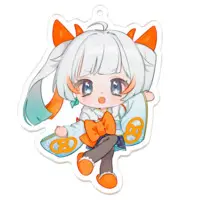 カニちゃそ - Acrylic Key Chain - Key Chain - VTuber Size-70x70mm