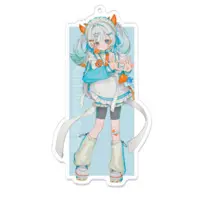 カニちゃそ - Acrylic Key Chain - Key Chain - VTuber Size-100x100mm