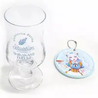 Shirakami Fubuki - hololive -Cafeteria Series- - Tumbler, Glass - Coaster - Tableware - hololive