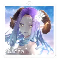 ツクルノ女渦(じょか) - Acrylic Key Chain - Key Chain - VTuber Size-50 x 50 (mm)