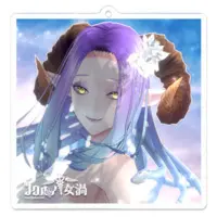 ツクルノ女渦(じょか) - Acrylic Key Chain - Key Chain - VTuber Size-70 x 70 (mm)