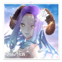 ツクルノ女渦(じょか) - Acrylic Key Chain - Key Chain - VTuber Size-100 x 100 (mm)