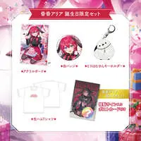 Konkon Aria - Clothes - Birthday Merch Complete Set - T-shirts - Badge - Acrylic Art Plate - Postcard - Neo-Porte