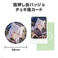 Shibuya Hajime - NIJISANJI Petit - Character Card - Badge - Nijisanji