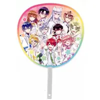 Colorful Peach - Paper fan