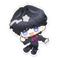 Shiose Iwo - Acrylic Key Chain - Key Chain - VTuber Size-70 x 70 (mm)