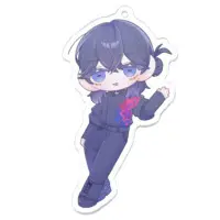 Shiose Iwo - Acrylic Key Chain - Key Chain - VTuber Size-70 x 70 (mm)