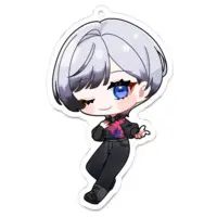 Shiose Iwo - Acrylic Key Chain - Key Chain - VTuber Size-70 x 70 (mm)