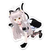 Harema Mau - Acrylic Key Chain - Key Chain - VTuber Size-70 x 70 (mm)