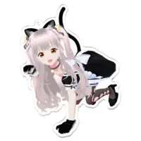 Harema Mau - Acrylic Key Chain - Key Chain - VTuber Size-100 x 100 (mm)