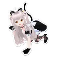 Harema Mau - Acrylic Key Chain - Key Chain - VTuber Size-100 x 100 (mm)