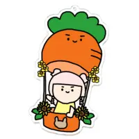 Harema Mau - Acrylic Key Chain - Key Chain - VTuber Size-100 x 100 (mm)