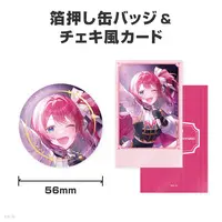 Kuramochi Meruto - NIJISANJI Petit - Character Card - Badge - Nijisanji