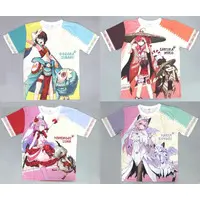 hololive - Clothes - Monster Hunter x Hololive - T-shirts - Hakui Koyori & Himemori Luna & Sakura Miko & Oozora Subaru Size-XL
