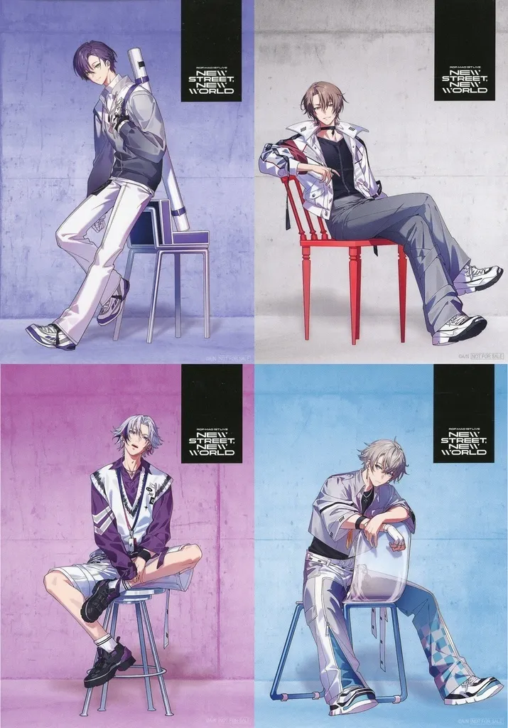 ROF-MAO - Character Card - Kaida Haru & Fuwa Minato & Kagami Hayato & Kenmochi Toya