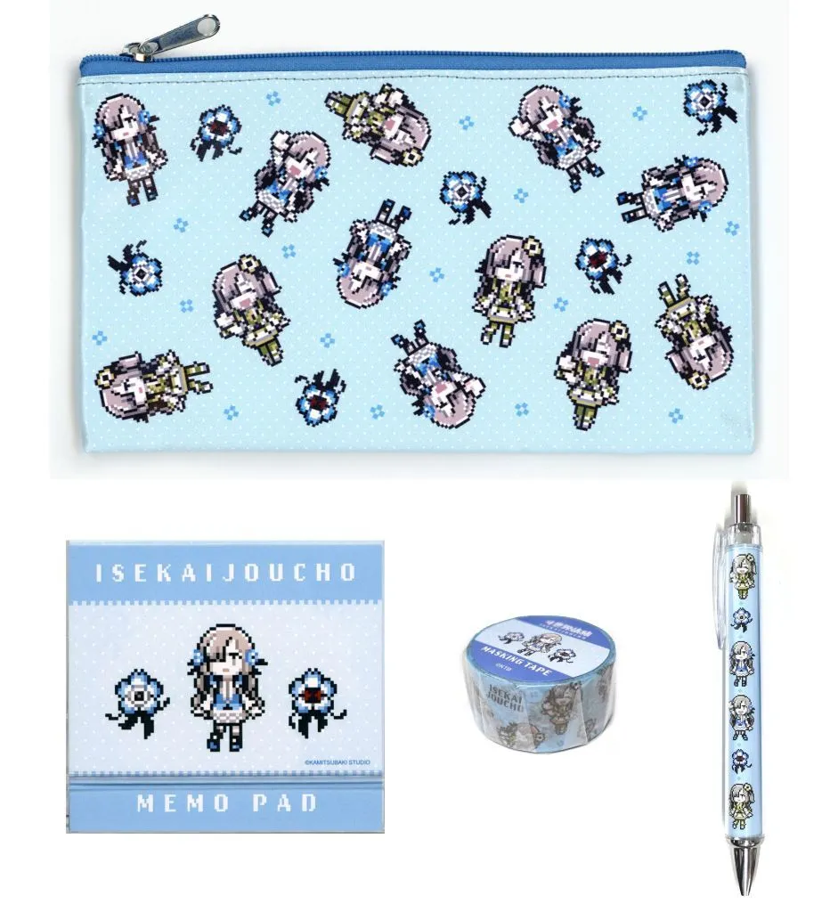 Isekaijoucho - Memo Pad - Stationery - Ballpoint Pen - Masking Tape - Pen case - KAMITSUBAKI STUDIO
