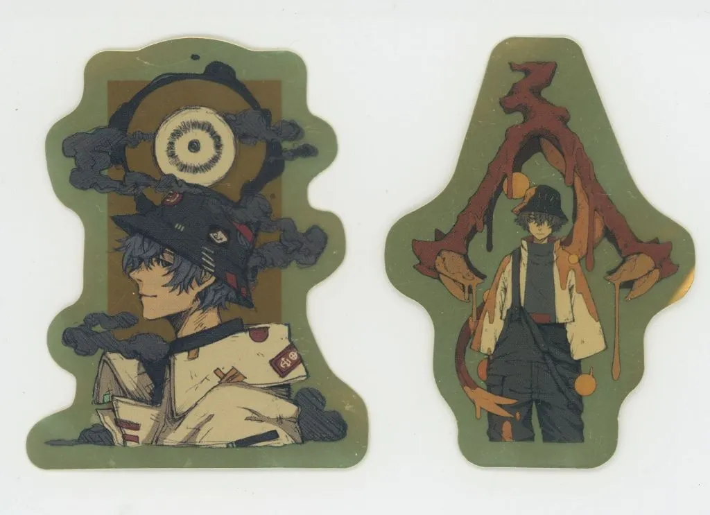 Eve - Stickers - Utaite (Eve 虎狼来ステッカー2枚セット ゴールド