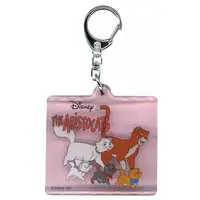 Acrylic Key Chain - Key Chain (おしゃれキャット アクリルキーホルダー 「Happyくじ ディズニー にゃん・にゃん・にゃん Cat collection」 G賞)