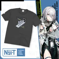 Sophia Valentine - Clothes - Nijisanji Liver Model T-Shirt - Niji-T - T-shirts - Nijisanji Size-L